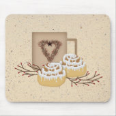 Cinnamon Rolls Mousepad Muismat (Voorkant)