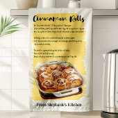 Cinnamon Rolls Recept Gepersonaliseerd Theedoek