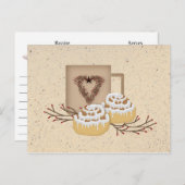 Cinnamon Rolls Recipcard Briefkaart (Voorkant / Achterkant)