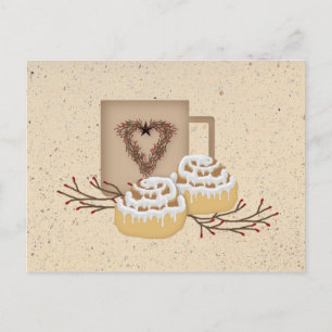 Cinnamon Rolls Recipcard Briefkaart
