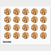 Cinnamon Rolls Ronde Sticker (Vel)
