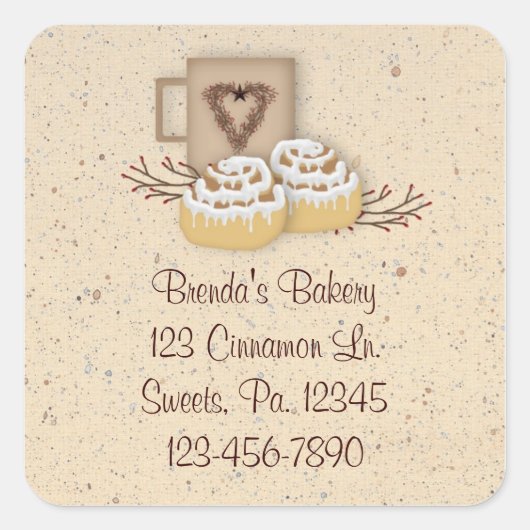 Cinnamon Rolls Sticker (Voorkant)