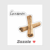 Cinnamon Spice Jar Sticker (Vel)