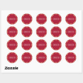 Cinnamon Spice Jar Stickers Red (Vel)