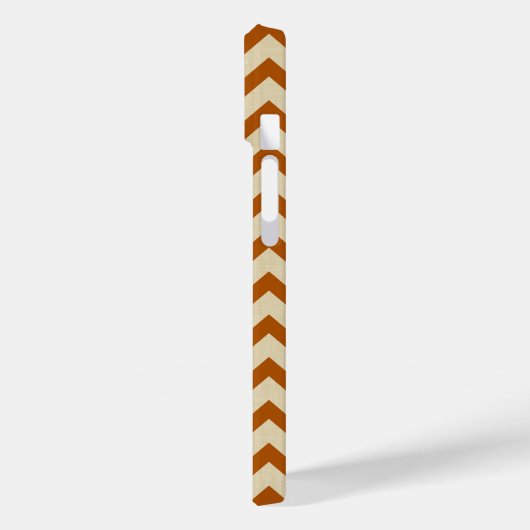 Cinnamon Spice Moods Chevrons Case-Mate iPhone Case (Achterkant / Links)