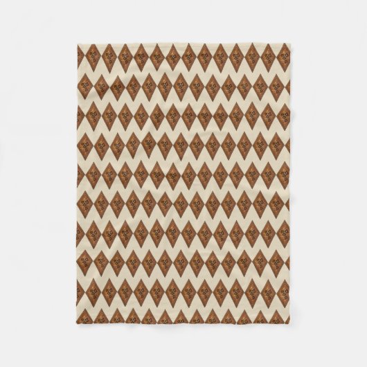 Cinnamon Spice Sugar Sand Tart Kerstkoekje Fleece Deken (Voorkant)