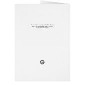 Cinq Anniversaire photo Carte bleue Turquoise (Dos)