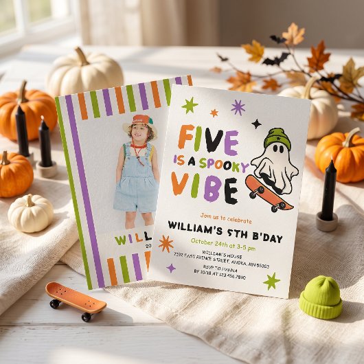 Cinq ans, c'est une invitation d'anniversaire Hall