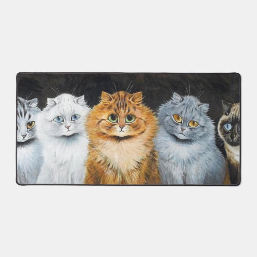 Cinq chats, Louis Wain (Recto)