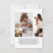 Cinq Collage photo Carte de voeux pour le premier  (Devant)