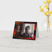 Cinq conseils pour une femme Carte de voeux pliée (Fleur jaune)