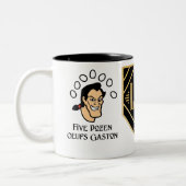 Cinq douzaine Ouefs Gaston - tasse de café de logo (Gauche)