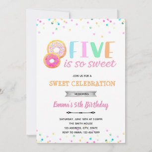 Cinq est une invitation de glace si douce
