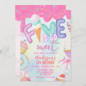 cinq est une invitation si douce (Devant / Derrière)