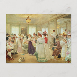Cinq Heures chez le Couturier Paquin, 1906 Briefkaart