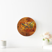 Cinq heures moins douze pendule Steampunk Grunge (Maison)