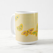 Cinq papillons - Mug (Devant gauche)