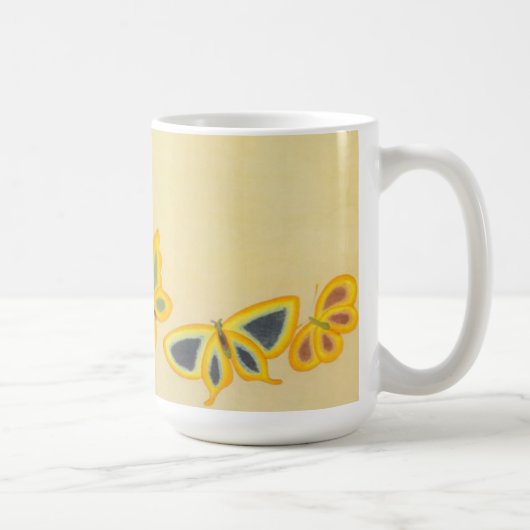 Cinq papillons - Mug (Droite)
