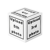 Cinq photos sur Cube photo blanche (Angle arrière)