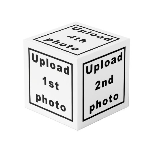 Cinq photos sur Cube photo blanche (Angle devant)