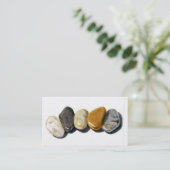 CINQ PIERRES : CAILLOUX : CARTE DE VISITE (Debout devant)