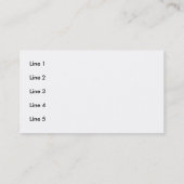 CINQ PIERRES : CAILLOUX : CARTE DE VISITE (Dos)