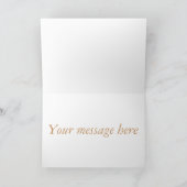 Cinq saxophones colorés Carte de vœux (Intérieur)