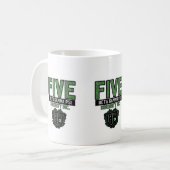 Cinq tasse de café (Devant gauche)