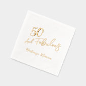 Cinquante ans et Fabulux Script Fête d'anniversair (Gauche)