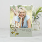 cinquante-cinquième Invitation de photo d'annivers (Debout devant)
