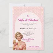 cinquante et fabuleuse invitation d'anniversaire r (Devant)