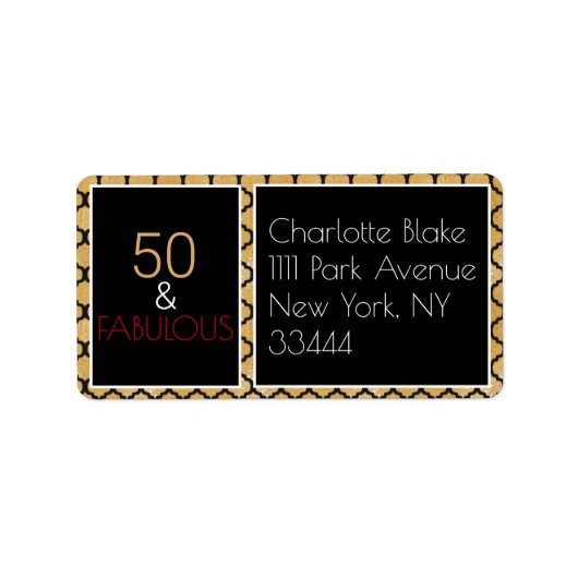 Cinquante et fabuleux Étiquettes (Devant)