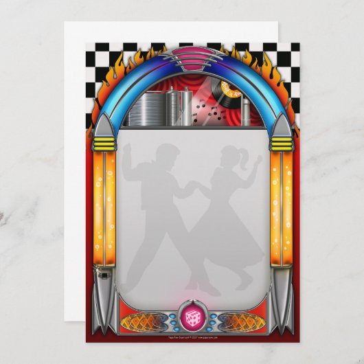 Cinquante invitations à la fête, Rock n Roll des a (Devant / Derrière)