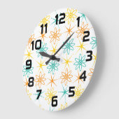 Cinquante nifty - atomes et étoiles horloge (Angle)