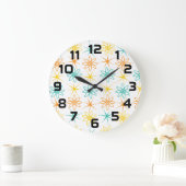 Cinquante nifty - atomes et étoiles horloge (Maison)