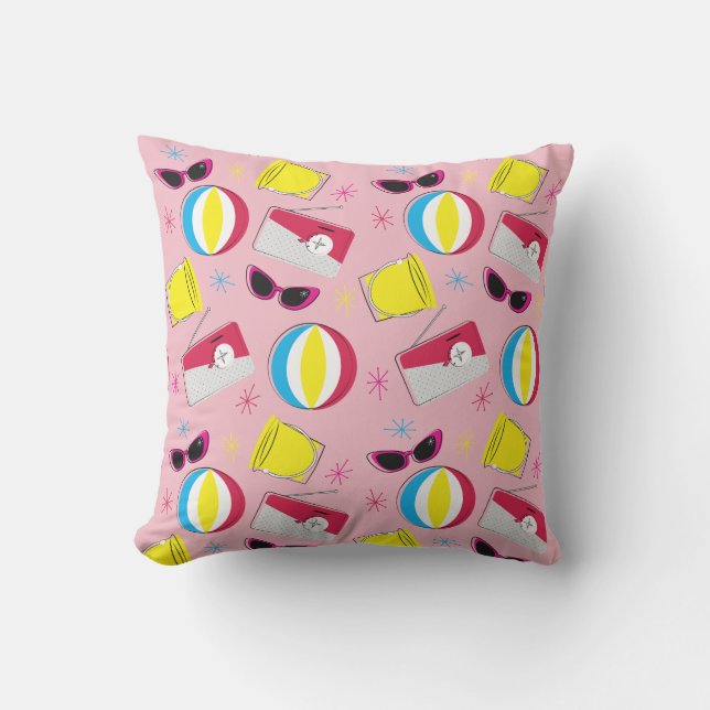 Cinquante nifty - coussin de fête sur la plage (Recto)