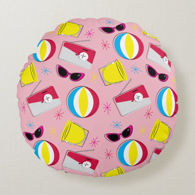 Cinquante nifty - coussin de la fête de plage (Devant)