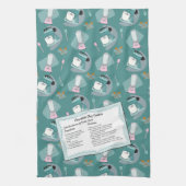 Cinquante nifty - serviette de cuisine avec recett (Vertical)