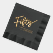 Cinquante script texte 50e anniversaire date du no (Gauche)