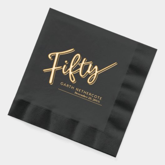 Cinquante script texte 50e anniversaire date du no (Gauche)