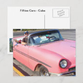 Cinquante Voitures Cuba Carte postale (Devant / Derrière)