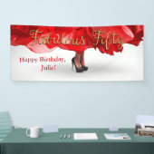 Cinquantième bannière personnalisée d'anniversaire (Salon professionnel)