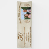 Cinquantième bannières personnalisées (Vertical)