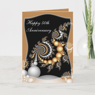 cinquantième Carte d'anniversaire