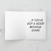 Cinquantième carte d'anniversaire de basculage (Intérieur)