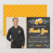 Cinquantième carte de remerciements d'anniversaire (Devant / Derrière)