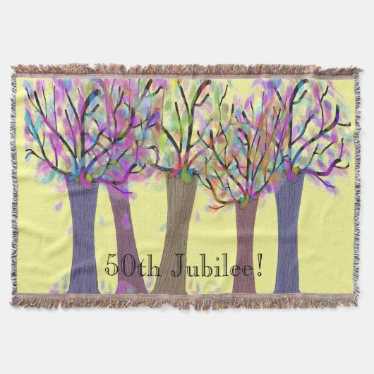 cinquantième Couverture tissée par jubilé d'or (Devant)