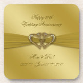 Cinquantième dessous de verre d'or classiques (Devant)