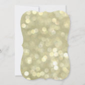 Cinquantième invitation d'anniversaire de lumières (Dos)