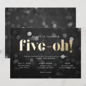 Cinquantième Invitation Five-oh (Devant / Derrière)